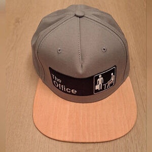 The Office‎ Unisex Grey Black White and Tan Adjustable Baseball Cap Hat